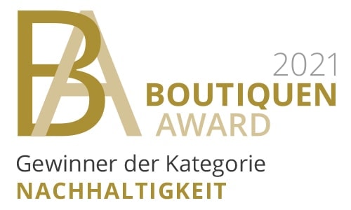 Logo Boutiquen Award 2021 Gewinner Nachhaltigkeit